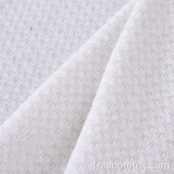 Polyester Rraayon Spandex Tissu de gaufres en tricot écologique écologique